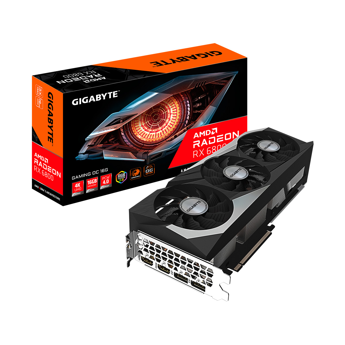 Placa de Video Gigabyte R68 Gaming OC 16GB TIENDA TECNOLOGICA