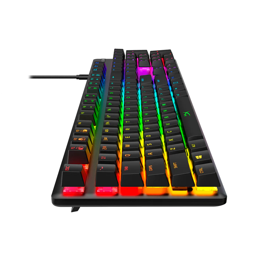 Teclado mecánico gaming Alloy Origins ABS Red, Retroiluminación RGB, Personalizable con el software NGENUITY
