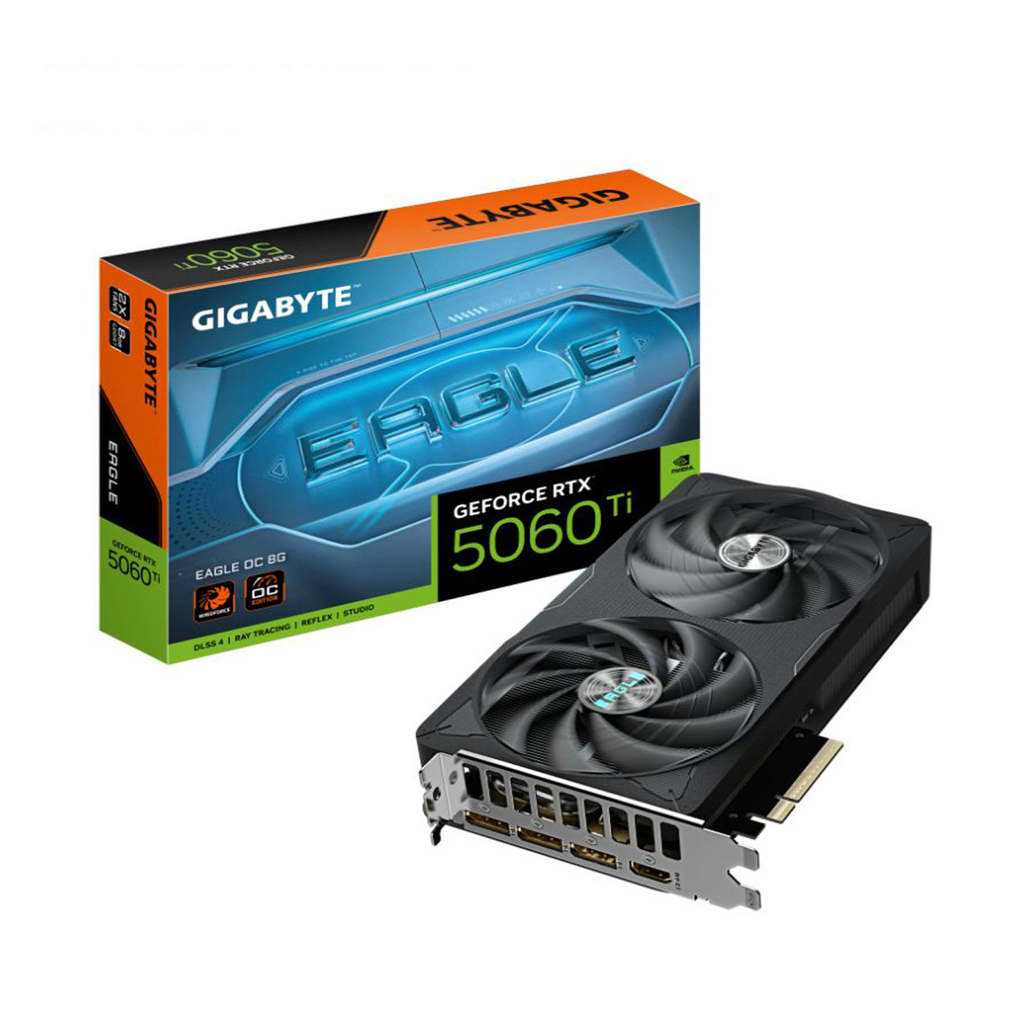 Tarjeta de Video Gigabyte RTX5060 Ti Eagle OC 8 GB GDDR7