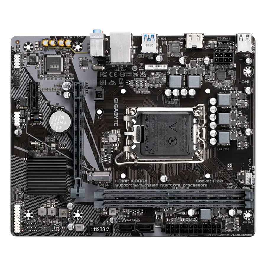 Motherboard Gigabyte H610M K DDR4 | TECNOBA