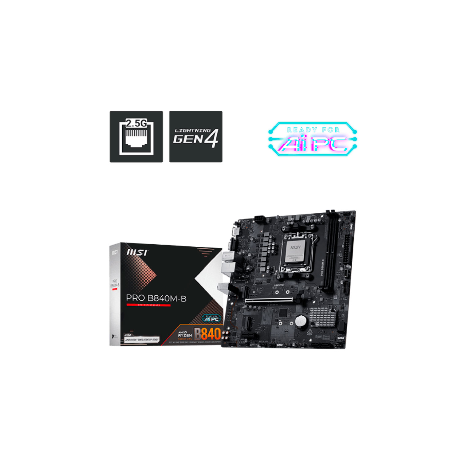 MOTHERBOARD PRO B840M-B