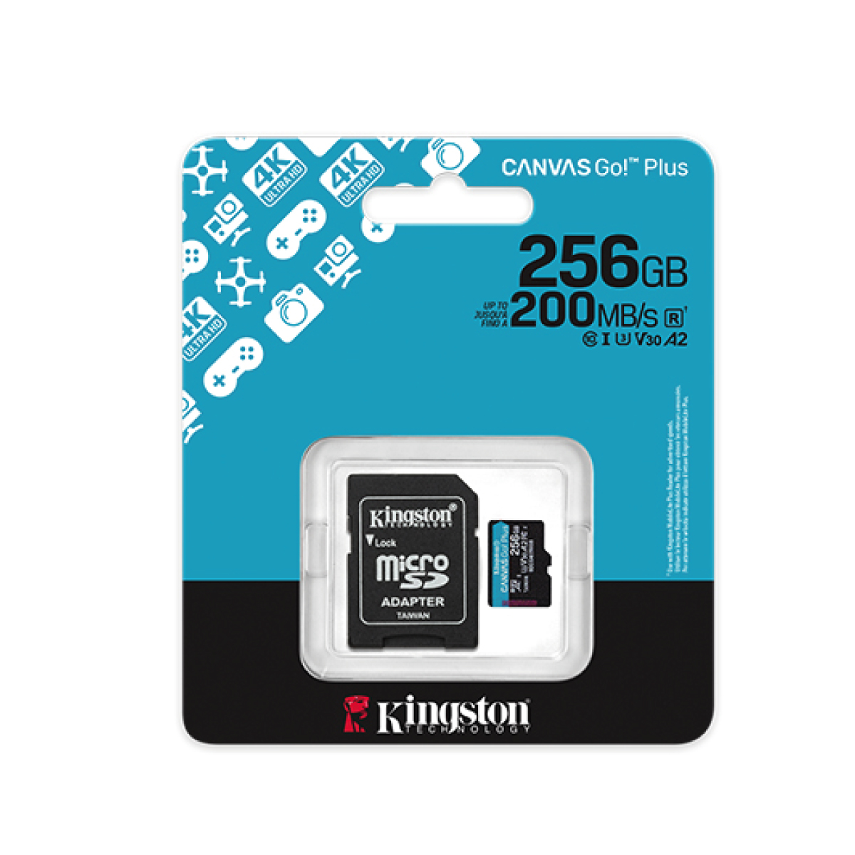 MICROSD 256GB CANVAS GO PLUS G