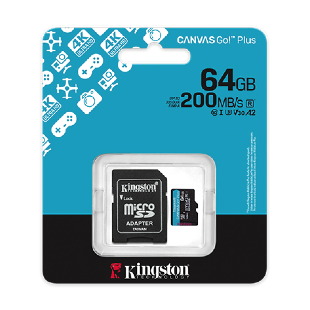 MICROSD 64GB CANVAS GO PLUS G4