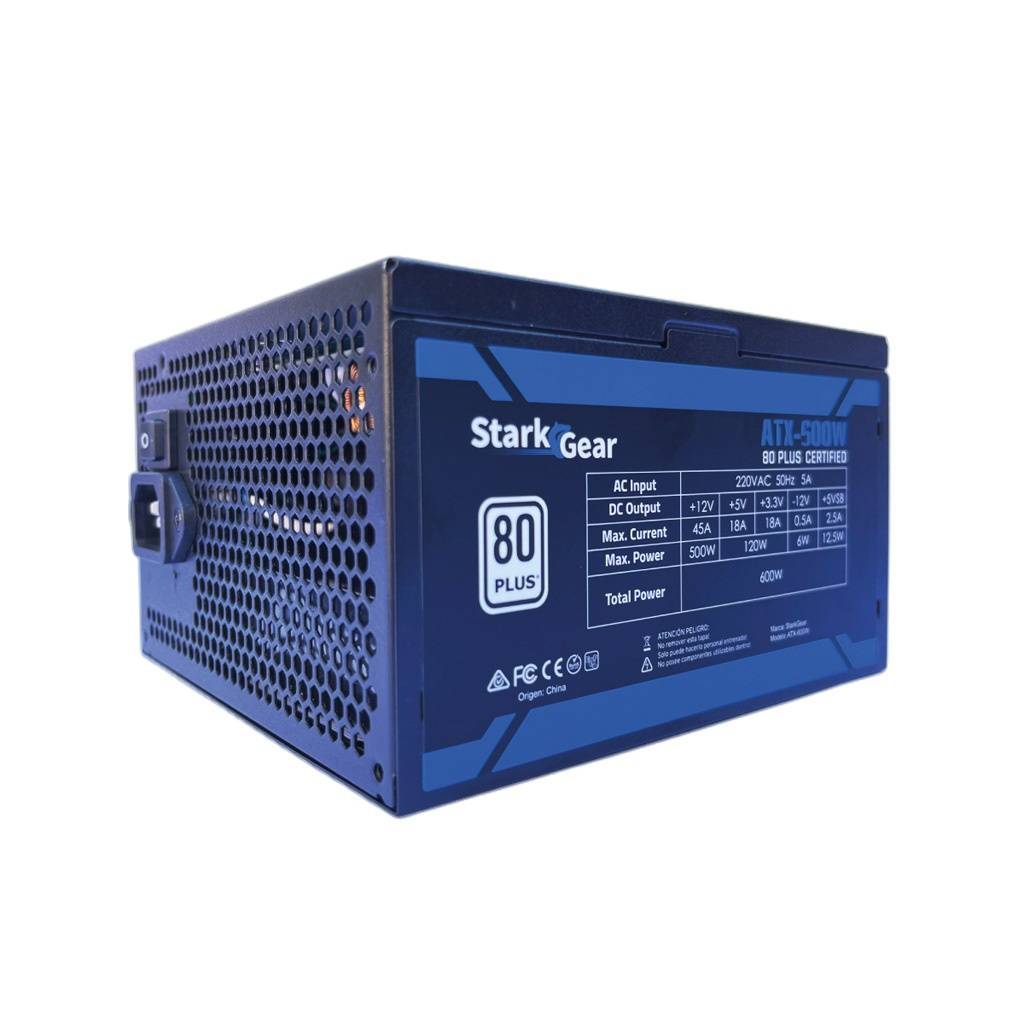 FUENTE 80 PLUS 500W WHITE