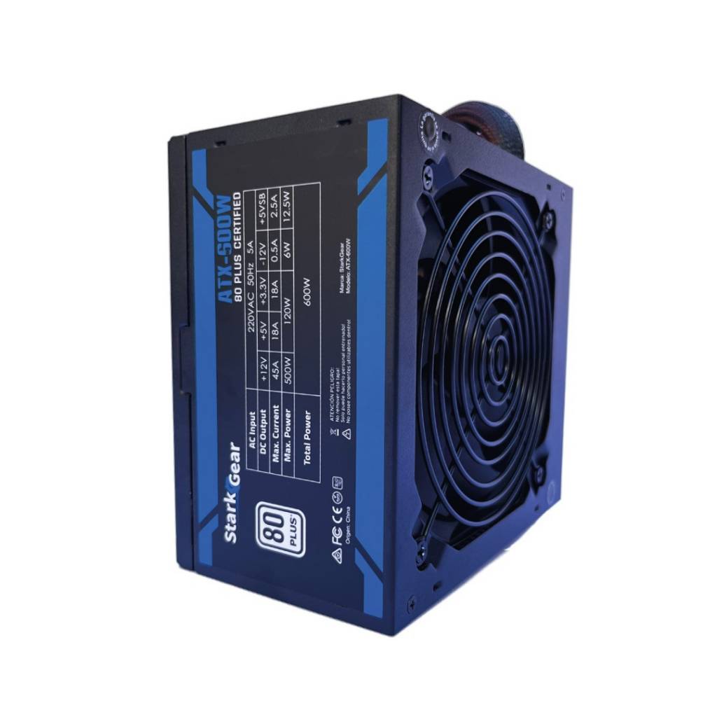FUENTE 80 PLUS 500W WHITE
