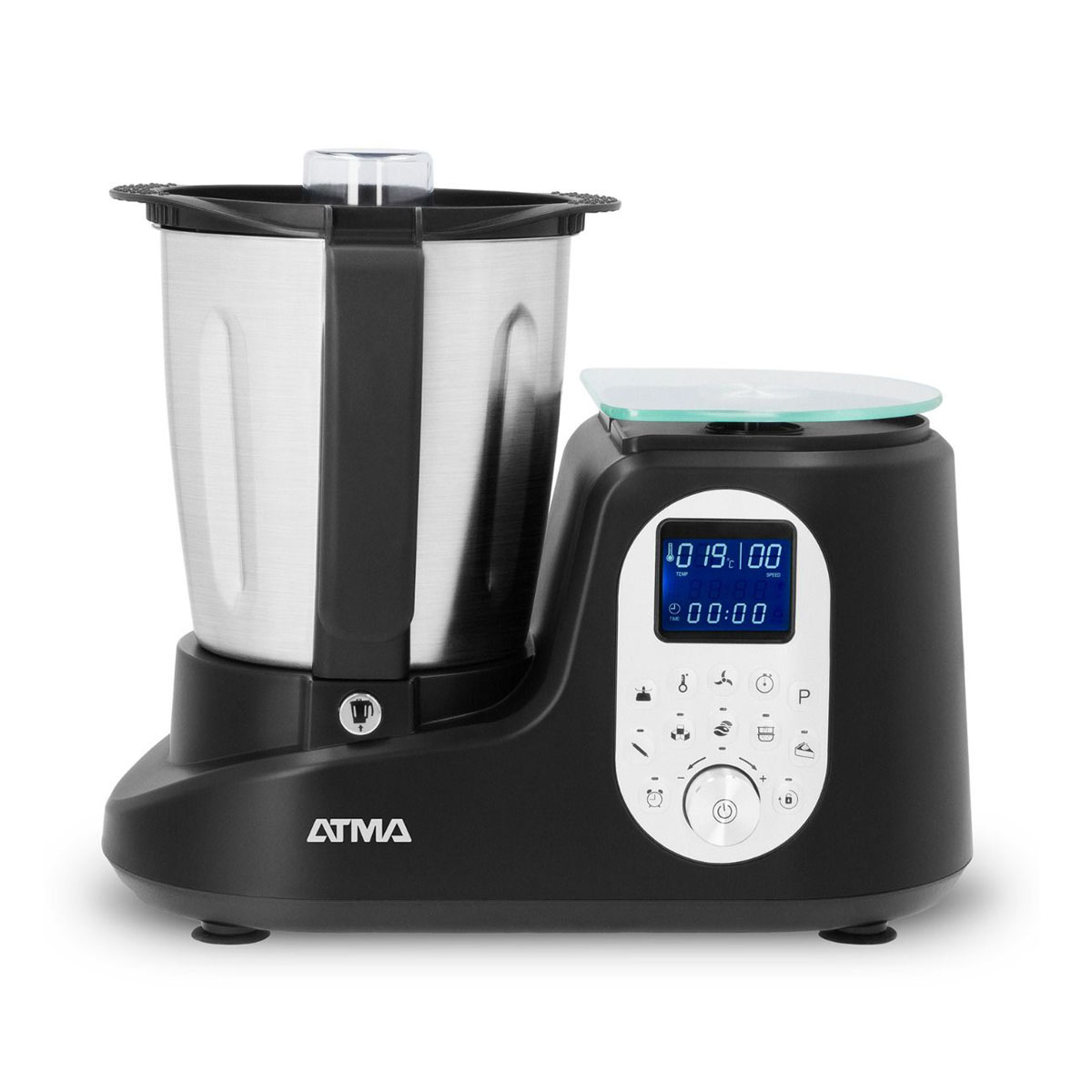Robot de Cocina Negro ATMA
