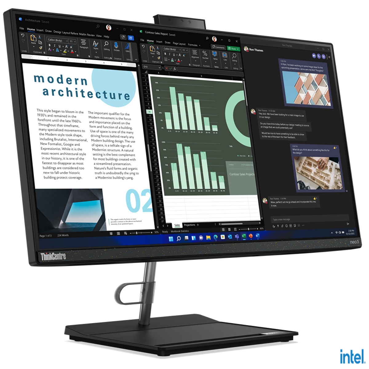 PC All in One Lenovo 23.8