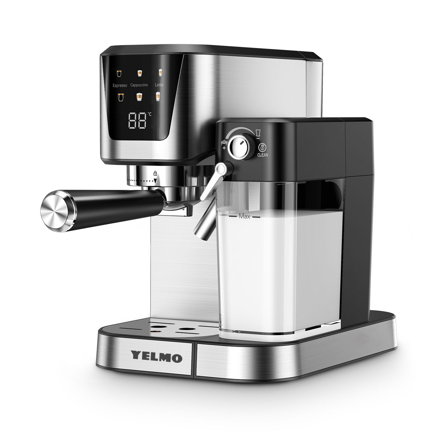 Cafetera Espresso Táctil Yelmo 1350w 20bar CE-5119