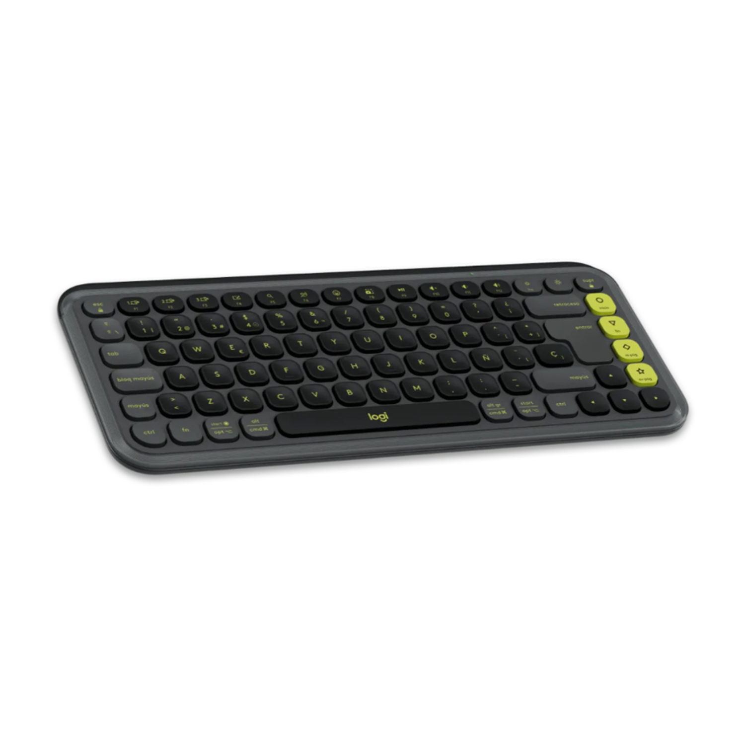 Kit Teclado Y Mouse Inalambricos Logitech Icon Pop Verde 920-013052