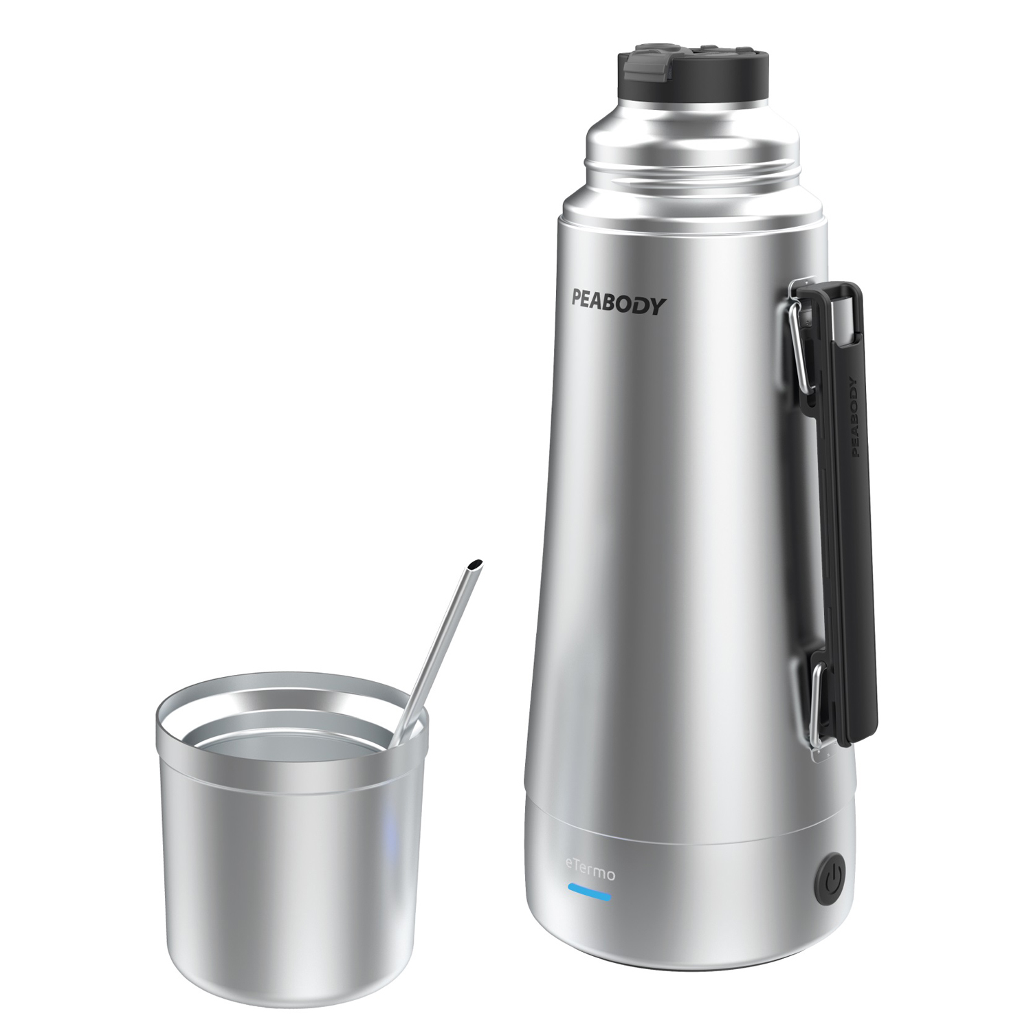 Termo Electrico Peabody 1L Acero inoxidable PE-ETA1001S