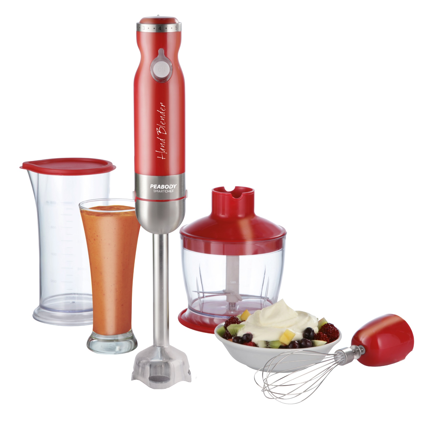 Licuadora de Mano Peabody Smartchef PE-LMA327R
