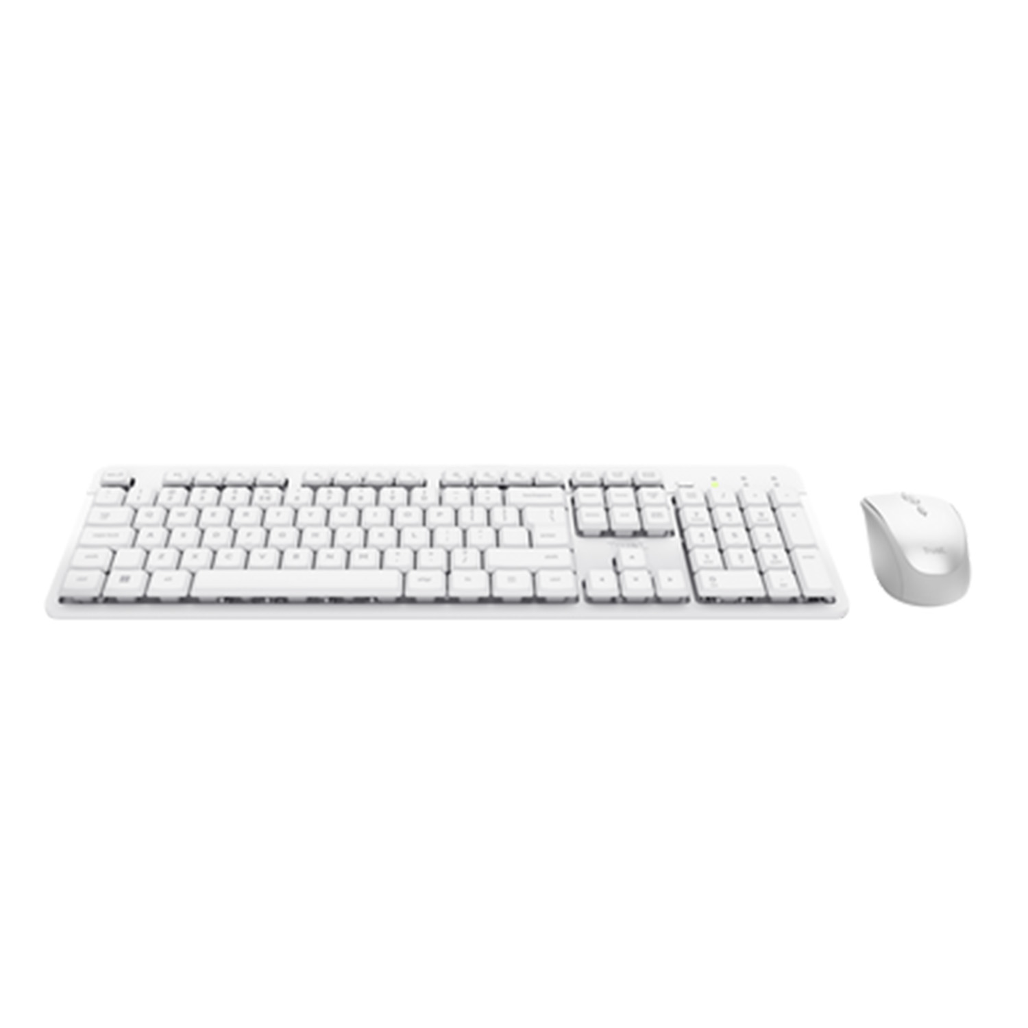 Kit teclado y mouse Trust Ody II blanco 25467