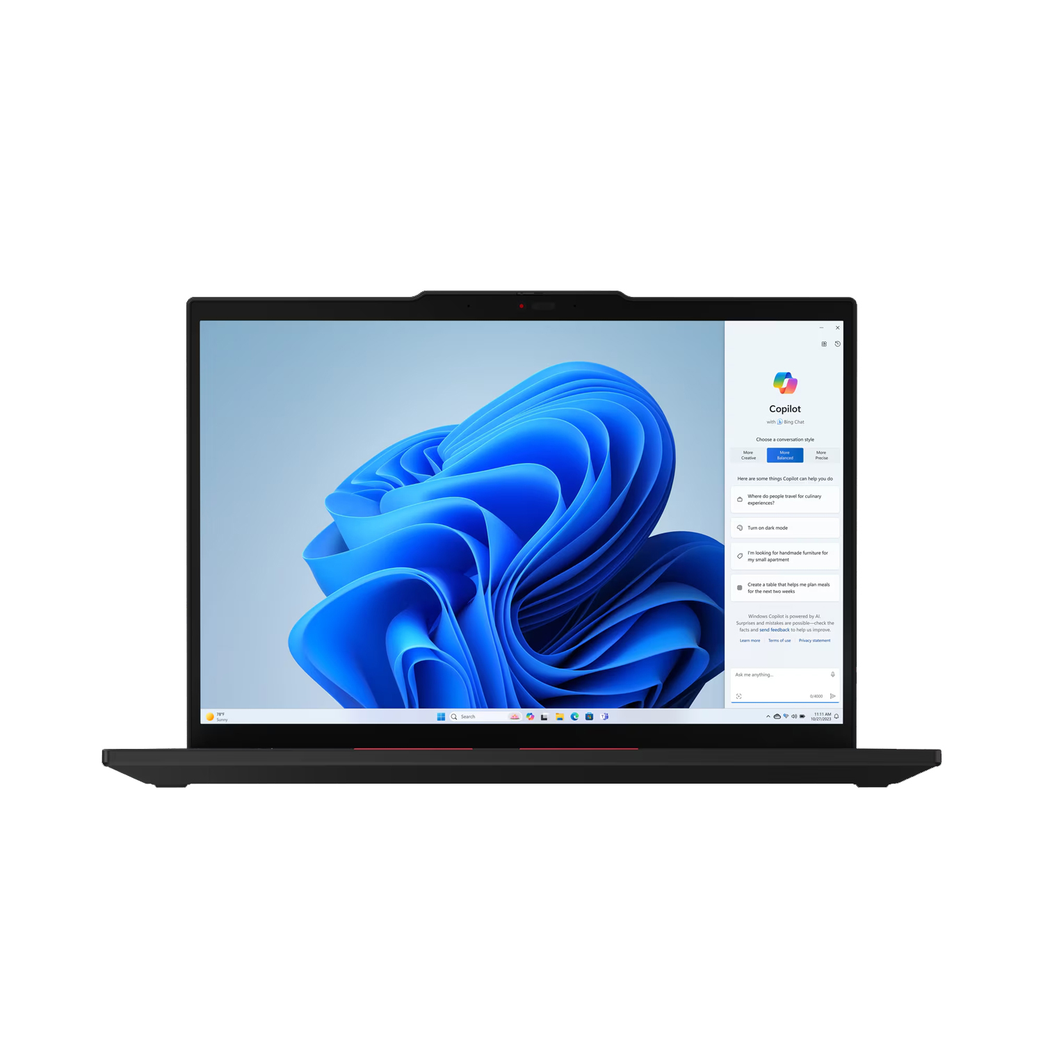 NOTEBOOK LENOVO THINKPAD T14 GEN 5 AMD RYZEN 7 PRO 16GB RAM 512GB SSD WINDOWS 11 PRO ESPAÑOL 21MD0002AR