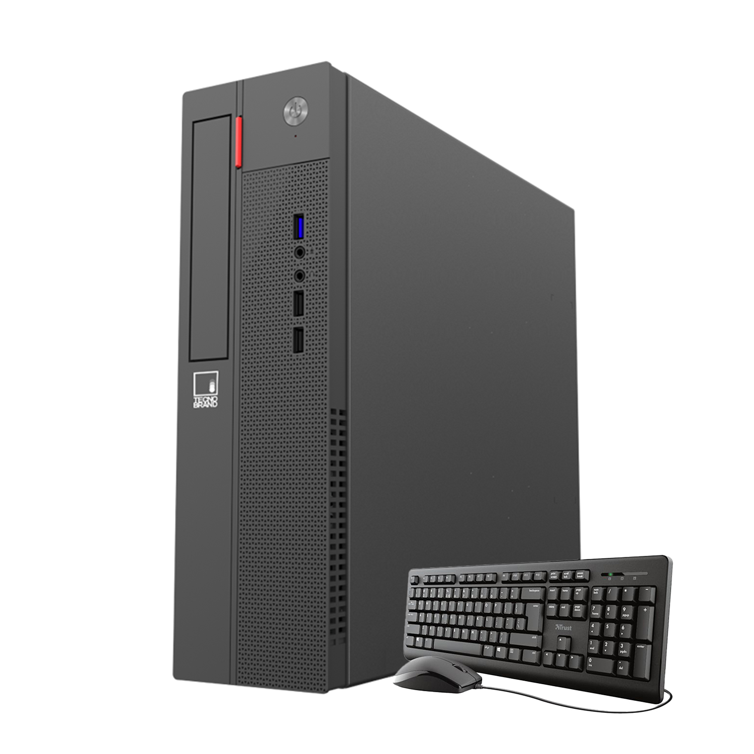 Pc Tecnobrand Intel Core I7 16GB RAM 480GB SSD Sin Windows con mouse y teclado PCTBI716G480