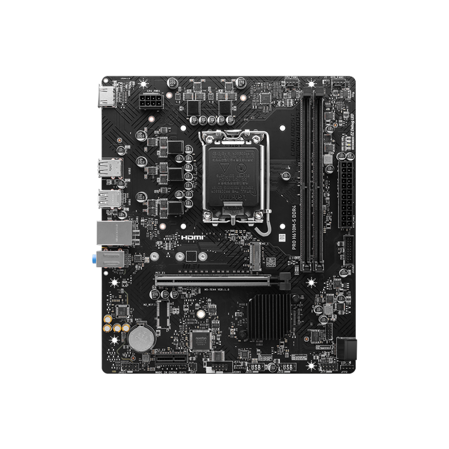 MOTHERBOARD MSI H610M-S PRO DDR4 LGA 1700