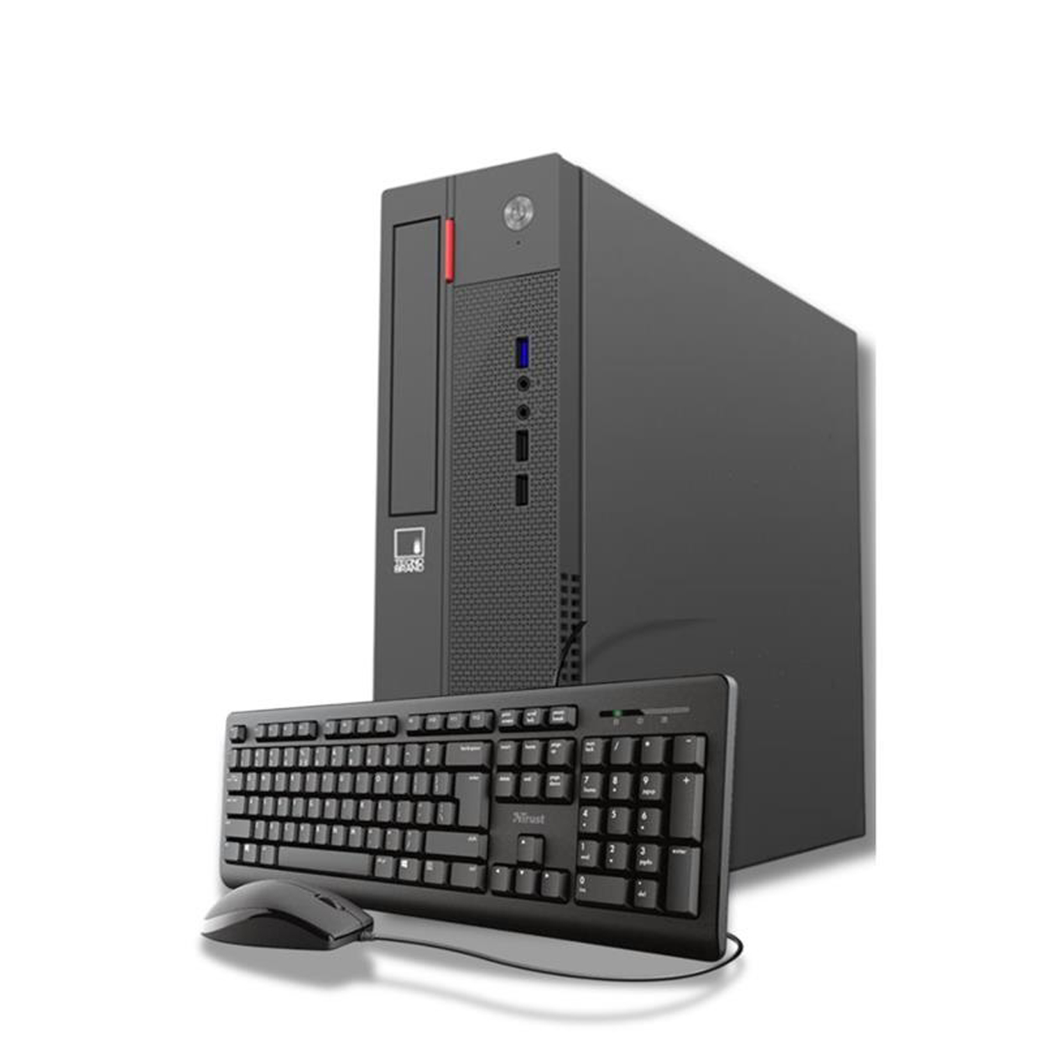 PC TECNOBRAND RYZEN 5 5600GT 16GB RAM 512GB SSD CON KIT DE MOUSE Y TECLADO TRUST