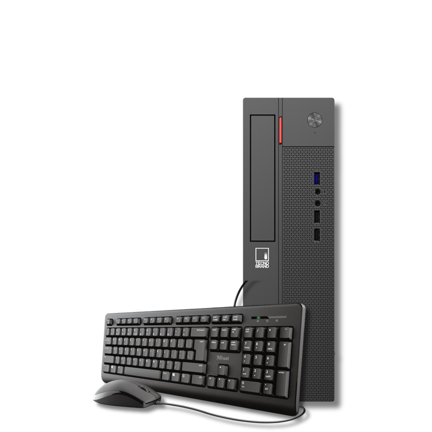 PC de Escritorio AMD Ryzen 5 5600GT 16GB RAM 512GB SSD con Kit de mouse y teclado Trust