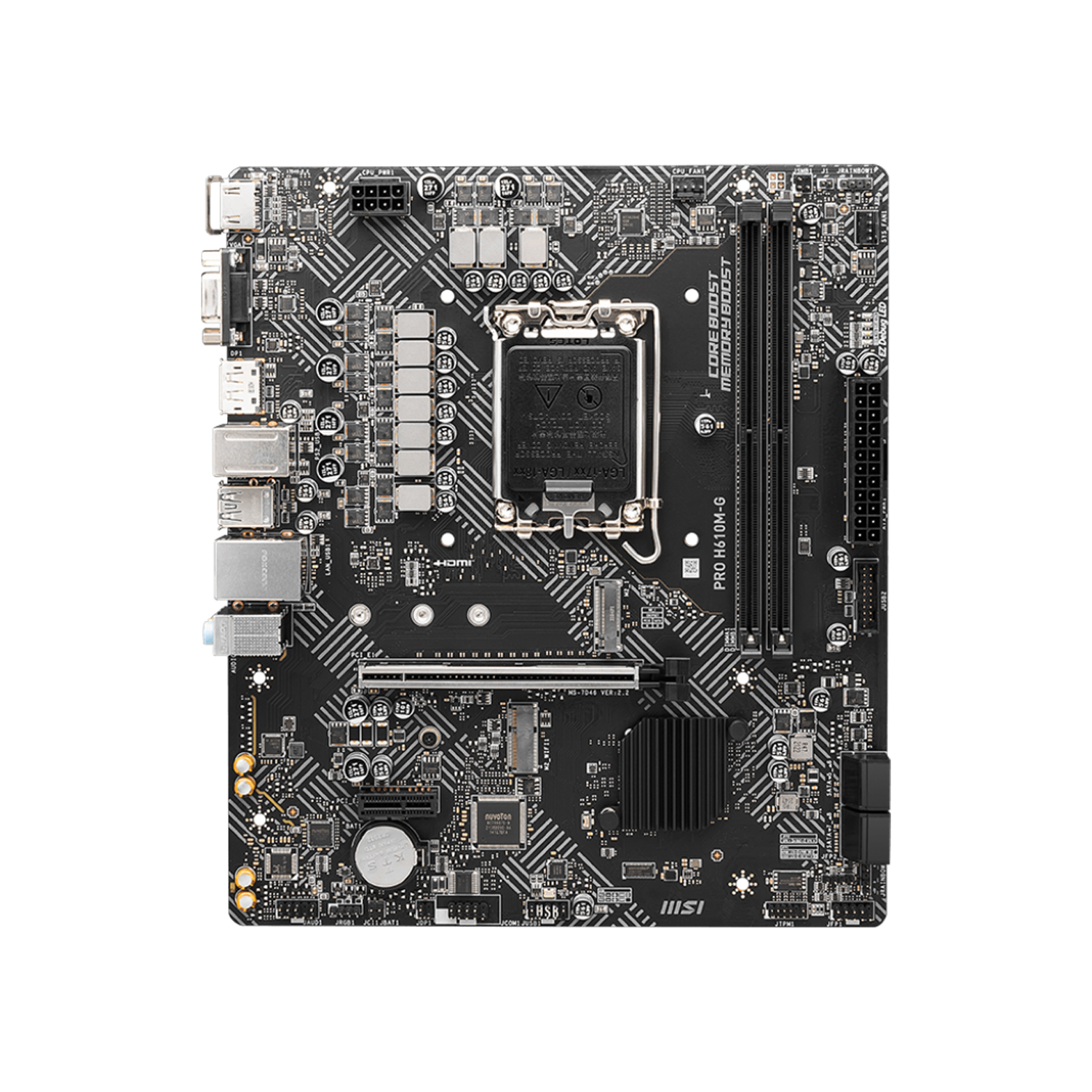 MOTHERBOARD MSI H610M-G PRO LGA 1700