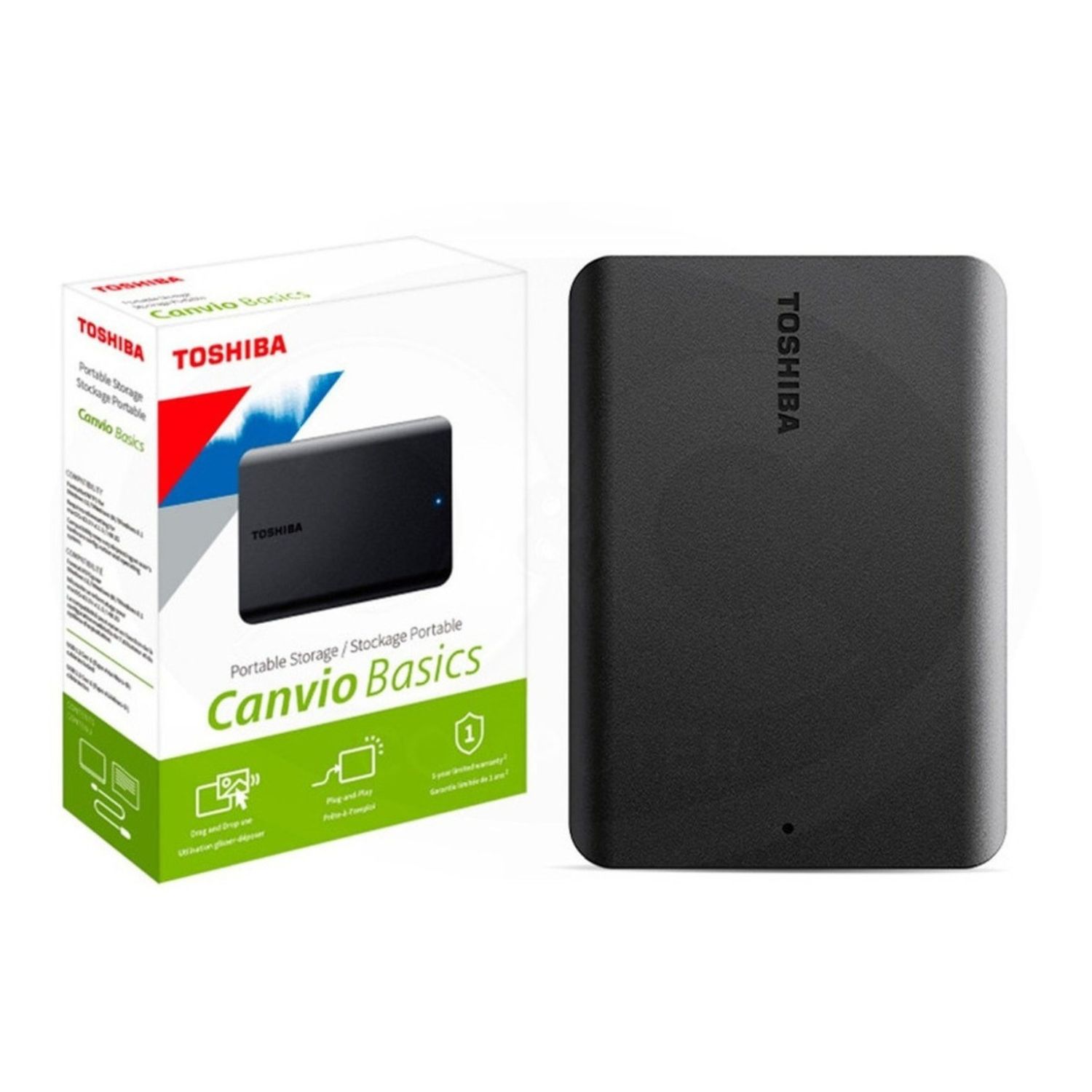Disco Externo 1TB Toshiba Canvio Basics