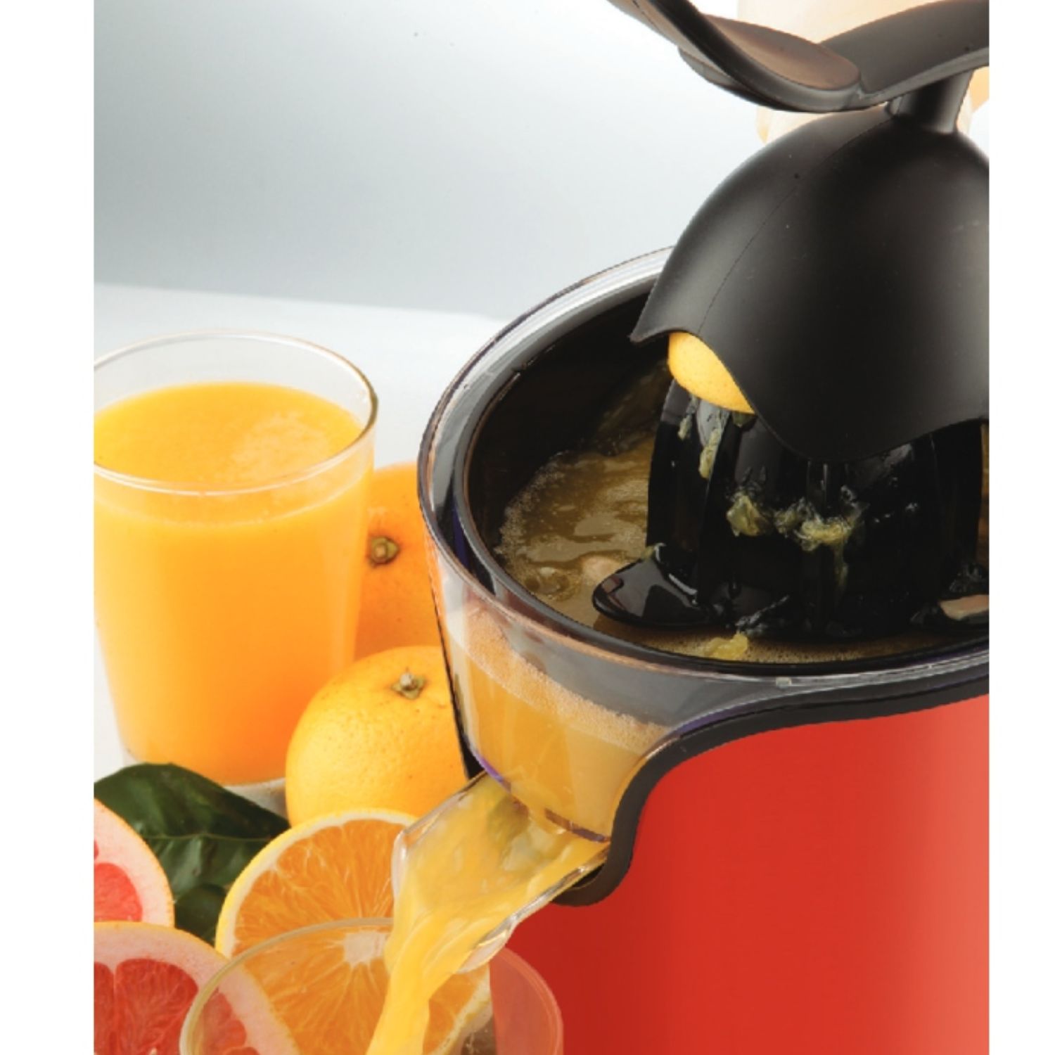 Exprimidor de Citricos Electrico Peabody Rojo 100 Watts PE-EC402R