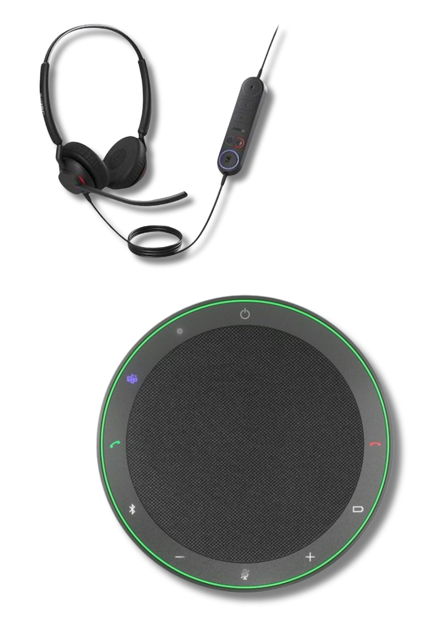 Speaker Jabra Speak2 75MS + Headset Engage 40C Stereo + LINK