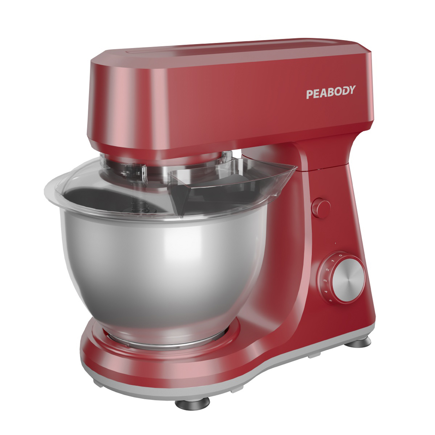 Batidora de Pie Peabody PE-BM103R Roja 6 Velocidades 4 Lts