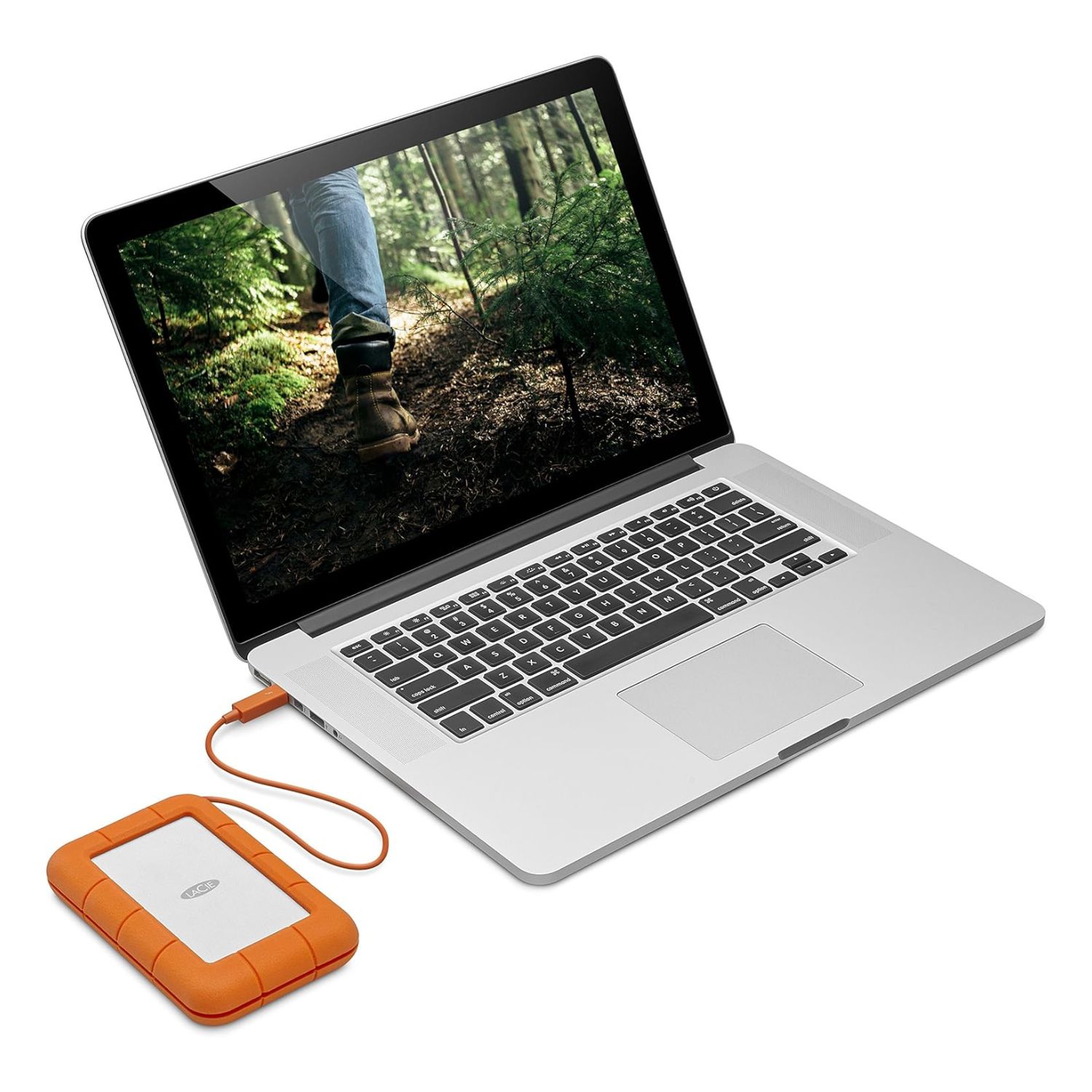 Disco duro externo LaCie Rugged 4TB USB-C STFR4000800